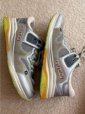 Gucci Silver Sneakers
